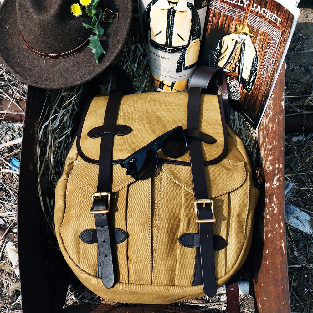 American Retro Heavy Oil Wax Canvas Backpack - Image 6