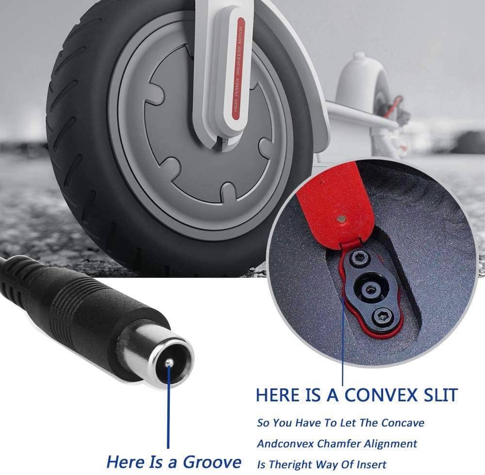 Battery Charger For ES2 ES4 E22 ES1L Kick Scooter, 42V 1.7A Power Supply Cord - Image 10