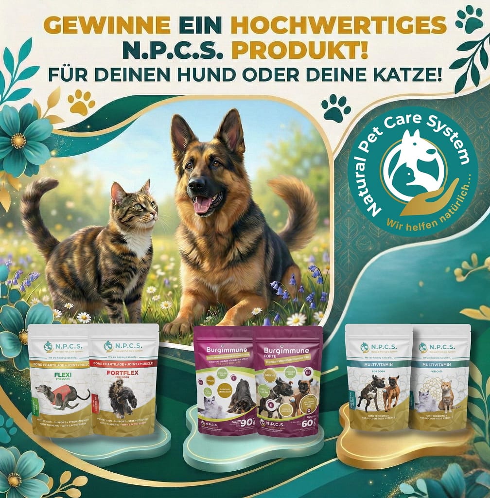 Gewinne ein hochwertiges Natural Pet Care System Produkt für deinen Liebling!
