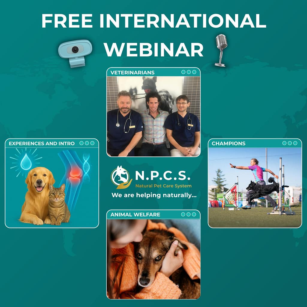 NATURAL PET CARE FREE INTERNATIONAL WEBINAR - Learn more about your pet’s joints and immune system