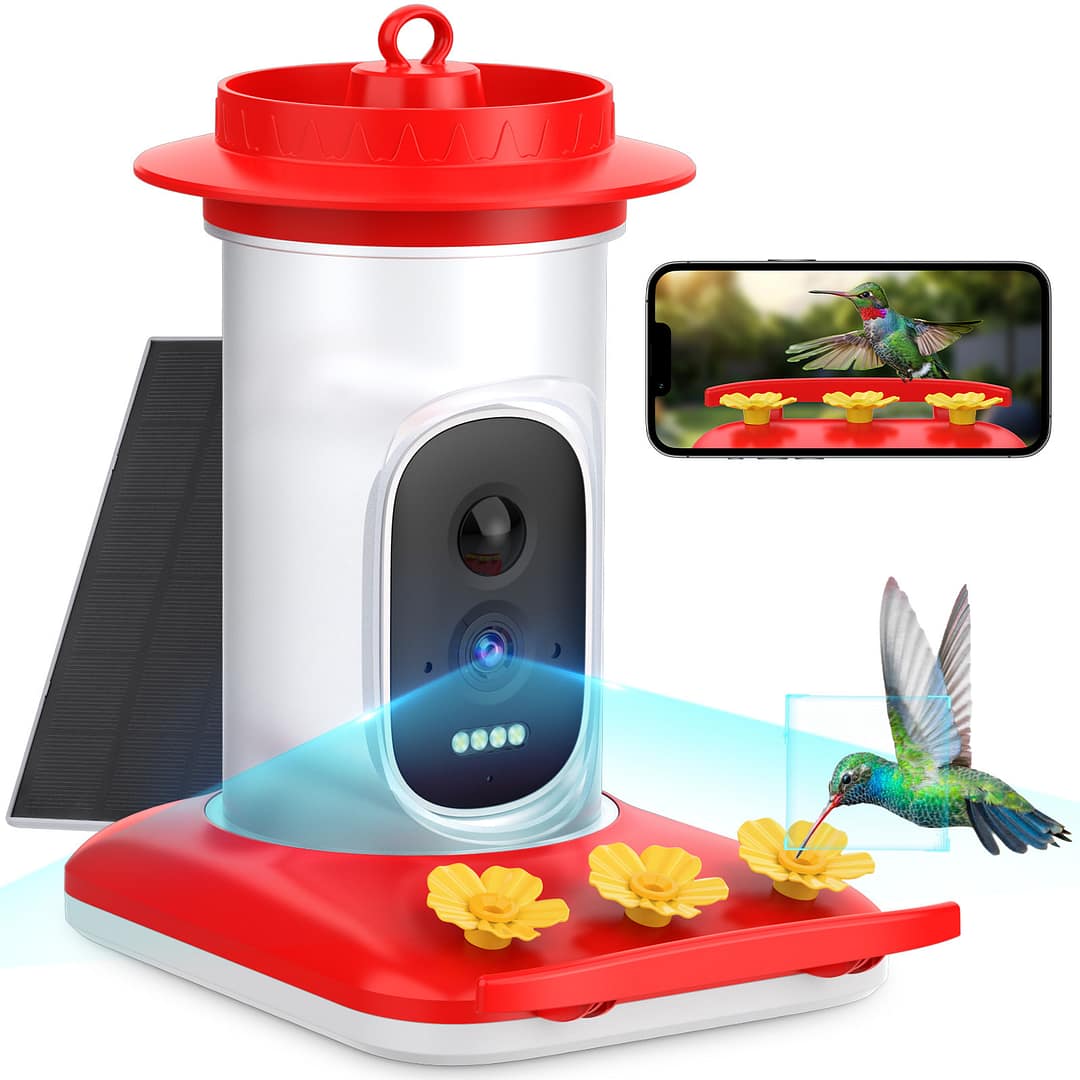 Intelligent Visual Hummingbird Water Feeder 5MP Pixel Outdoor HD - Image 5