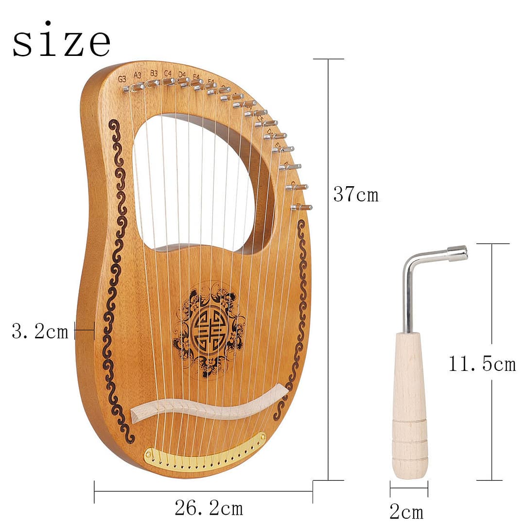 Small Harp, Small Portable Niche, Simple And Easy To Learn Musical Instrument - Image 2