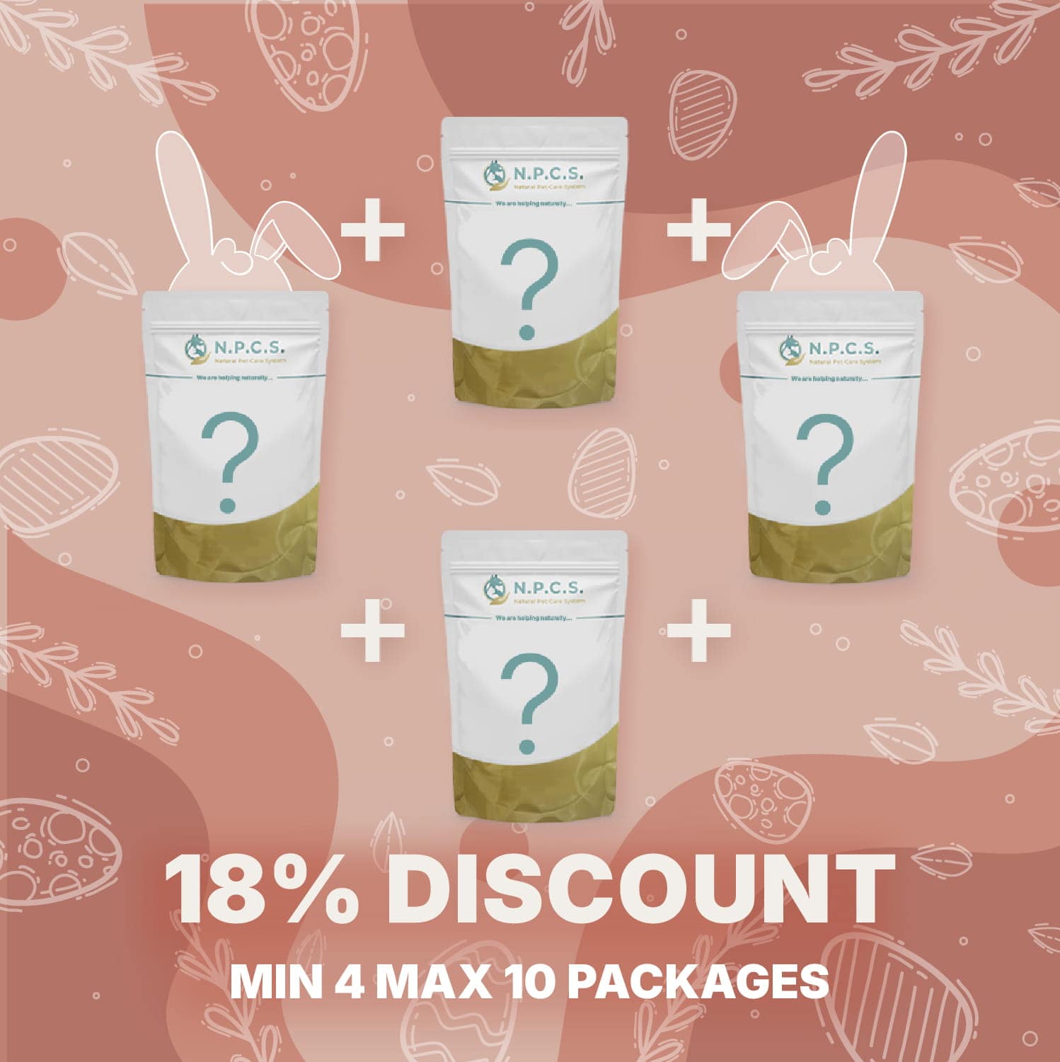 Easter package 2 (4-10 products) - 18% discount package