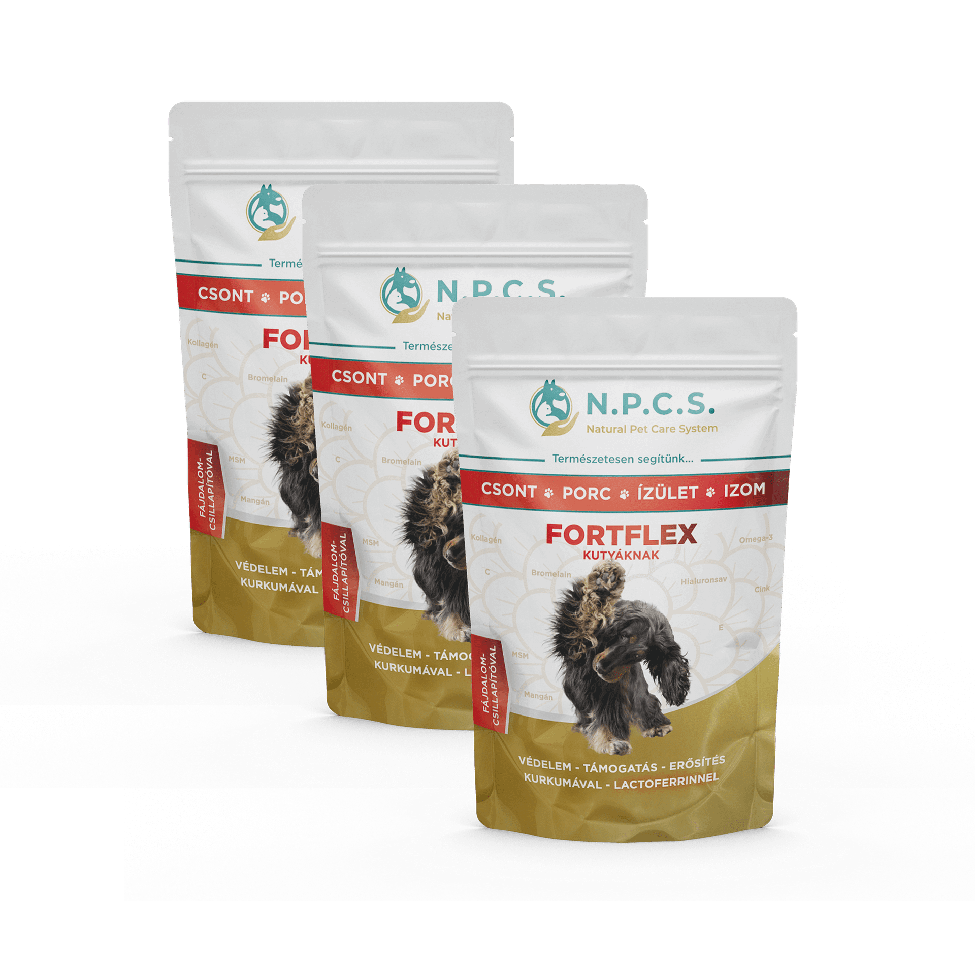 3db N.P.C.S. FORTFLEX – Csont porc ízület izom (fájdalomcsillapítós) 50 g