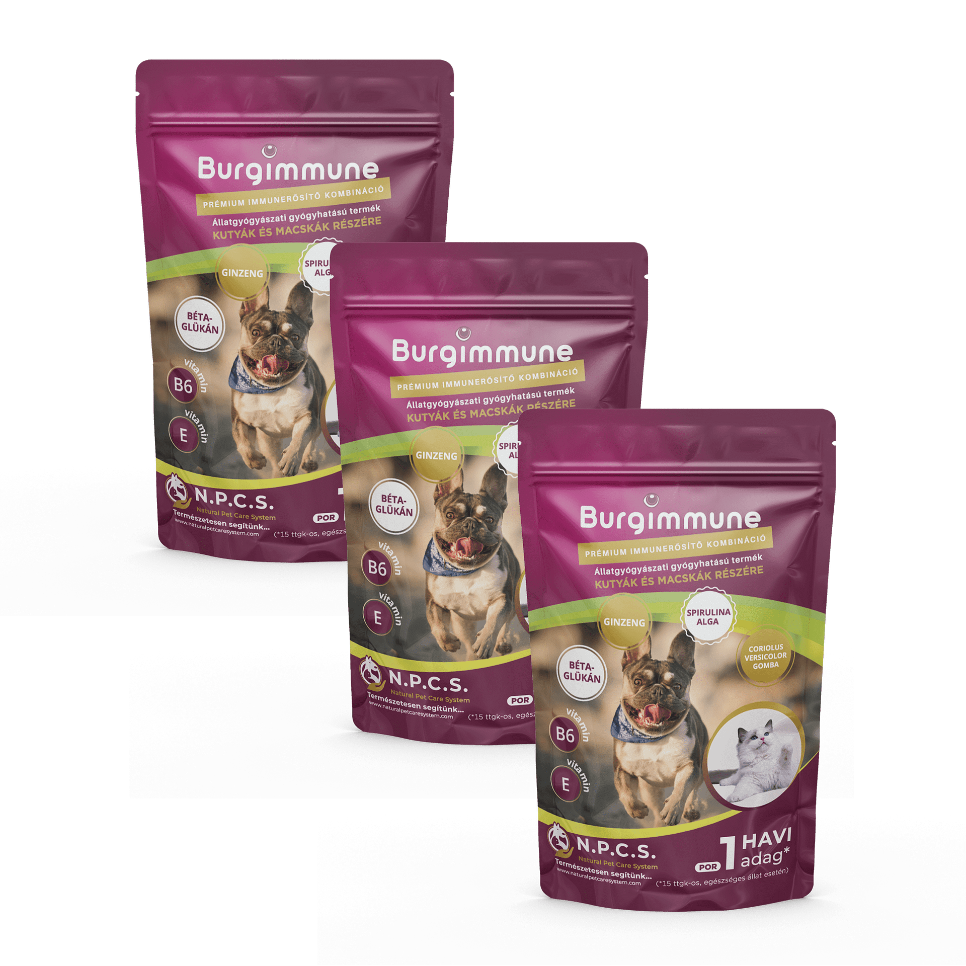 3db Burgimmune por (30napra), 45g
