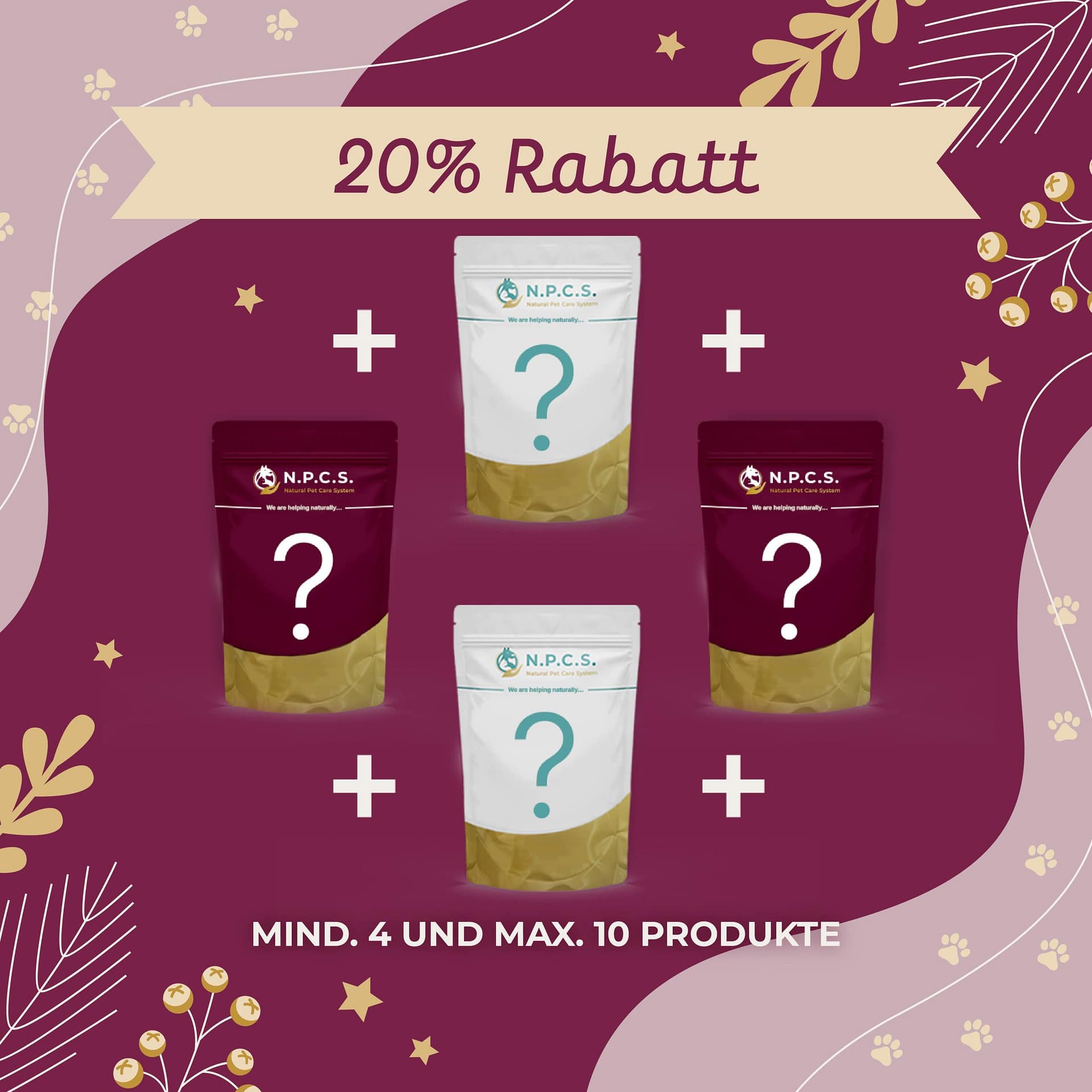 Festliche Premium „Wähle selbst” Paket (4-10 Produkte) – mit 20% Rabatt