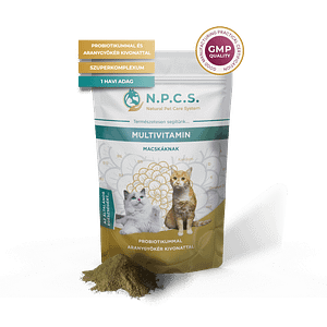 Natural Pet Care System Multivitamin Macskáknak (szuperkomplex probiotikummal) 45g