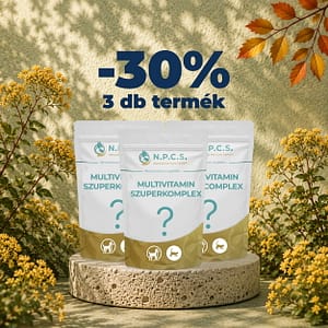 3db választható N.P.C.S. Multivitamin (szuperkomplex probiotikummal) - 30% kedvezménnyel