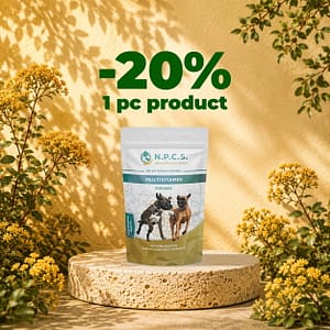 -20% Natural Pet Care System Multivitamin For dogs, 45g