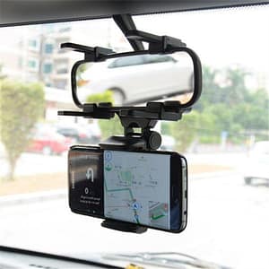 Car Rearview Mirror Mobile Phone Holder Car Rearview Mirror Universal