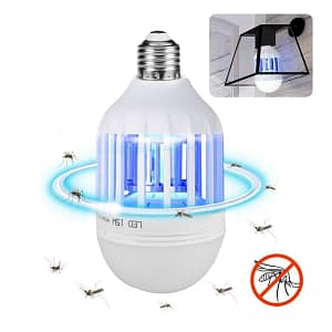 Bug Zapper Light Bulb Mosquito Lamp Fly Trap Killer Indoor Outdoor Insect E26 E27