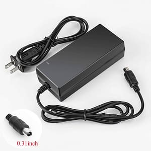 Battery Charger For ES2 ES4 E22 ES1L Kick Scooter, 42V 1.7A Power Supply Cord