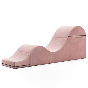 Aria Convertible Chaise - Rose