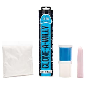 Clone-A-Willy Glow In Dark Vibe Kit - Blue