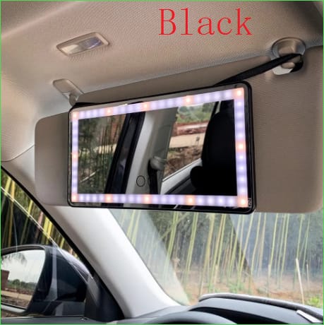 Portable Car Color Light Makeup Mirror - Image 3