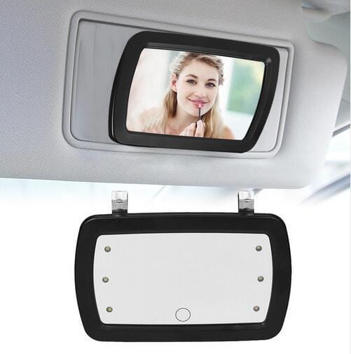 Car Makeup Mirror Sun Visor With Finger Touch Switch Universal Mirror - Image 4