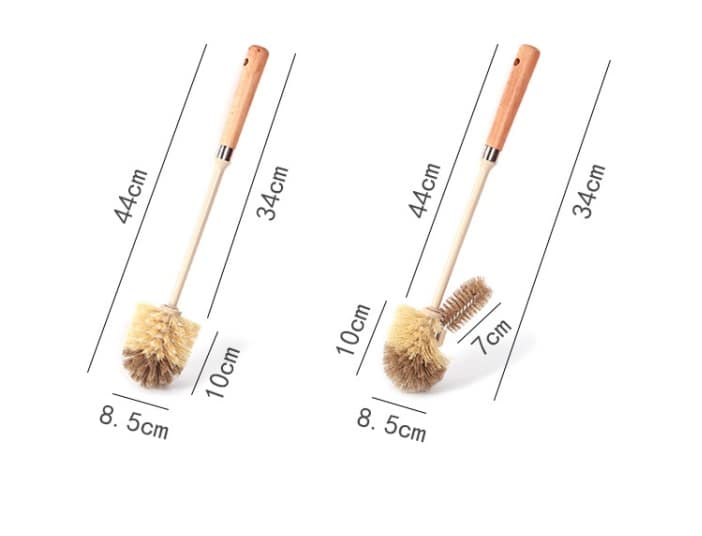 Wooden Household Handle Toilet Brush Cleaning Tools Bathroom Cleaning Brush Kitchen Floor Cleaner Brushes - Image 8