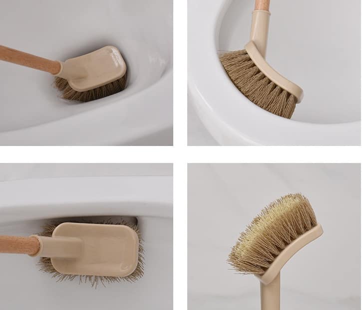 Wooden Household Handle Toilet Brush Cleaning Tools Bathroom Cleaning Brush Kitchen Floor Cleaner Brushes - Image 2