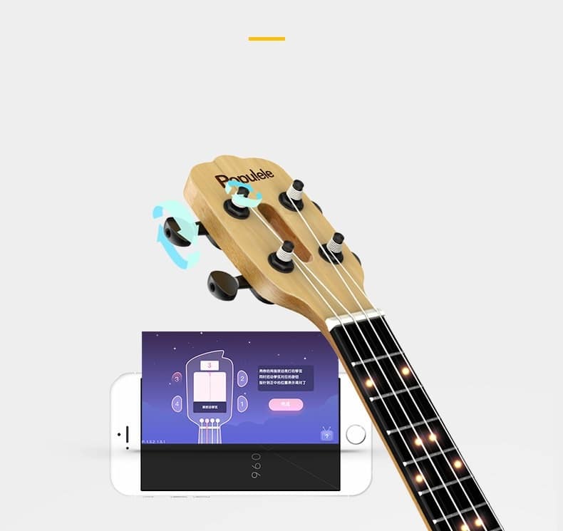 Smart Ukulele U1 Learning Spruce Gift Package Game Entrance Smart APP Small Guitar - Image 8