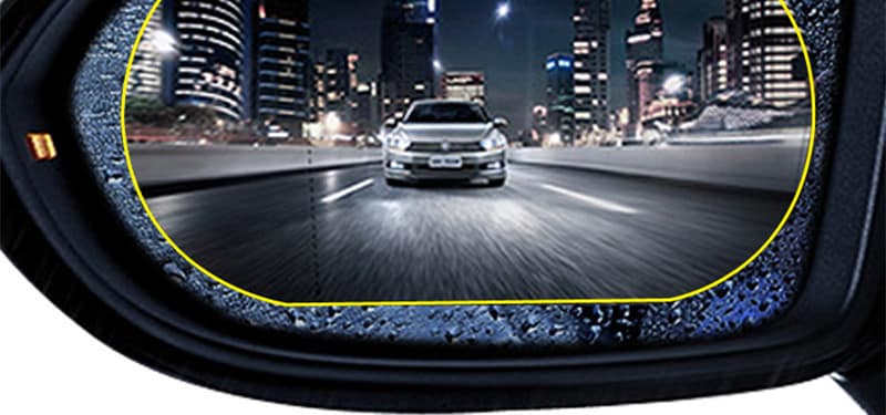 2Pcs Car Rearview Mirror Rainproof Film, Motorcycle, Bus, Bus, Truck, Back Mirror, Waterproof And Anti-Fog Film, Water-Repellent Film - Image 4