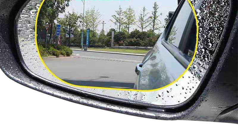 2Pcs Car Rearview Mirror Rainproof Film, Motorcycle, Bus, Bus, Truck, Back Mirror, Waterproof And Anti-Fog Film, Water-Repellent Film - Image 5