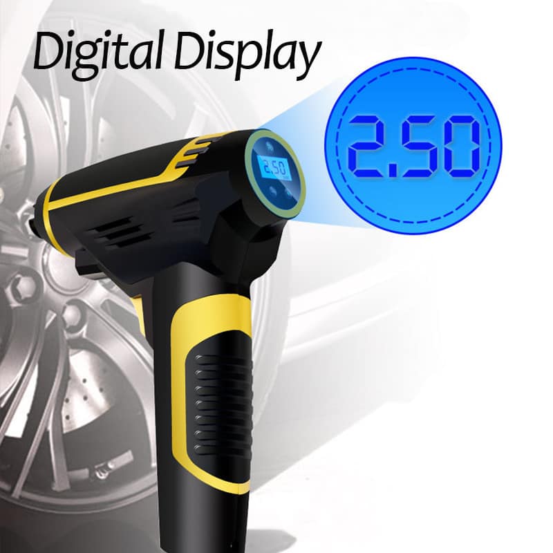Automatic Portable Handheld Digital LED Smart Car Air Compressor - Image 6