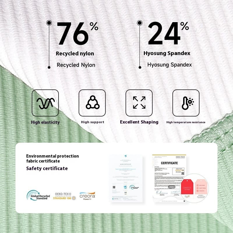 Environmental Regeneration Irregular Yoga Pants - Image 4