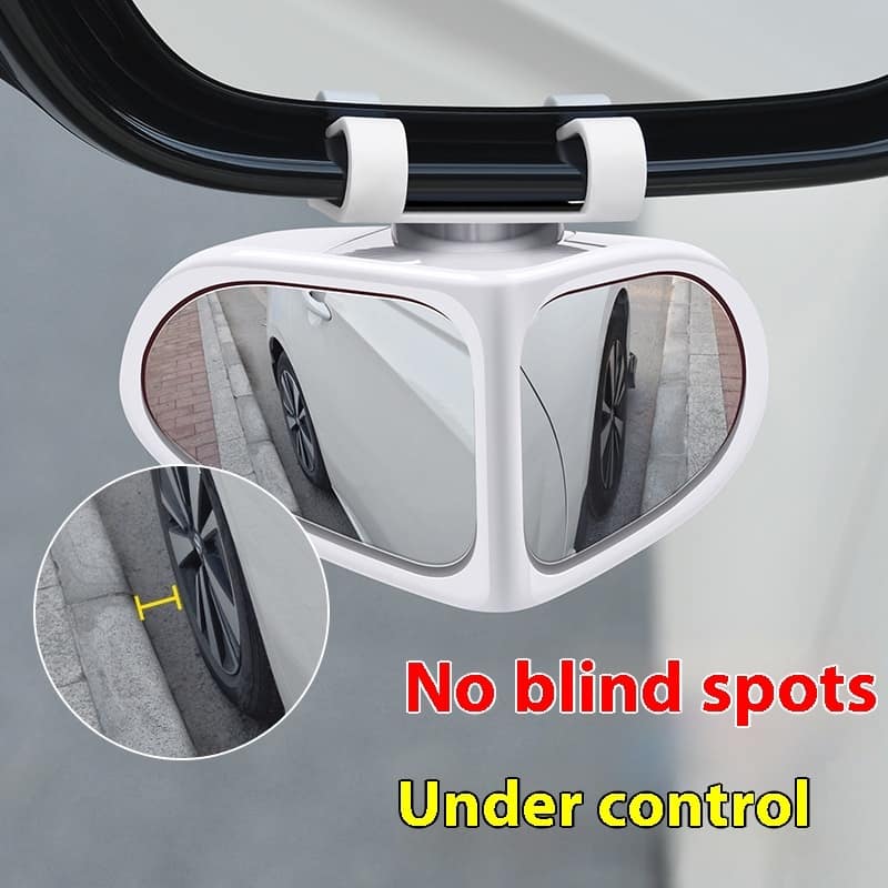 Car Front And Back Wheels Blind Area Rearview Mirror 360 Degree Reflector - Image 4