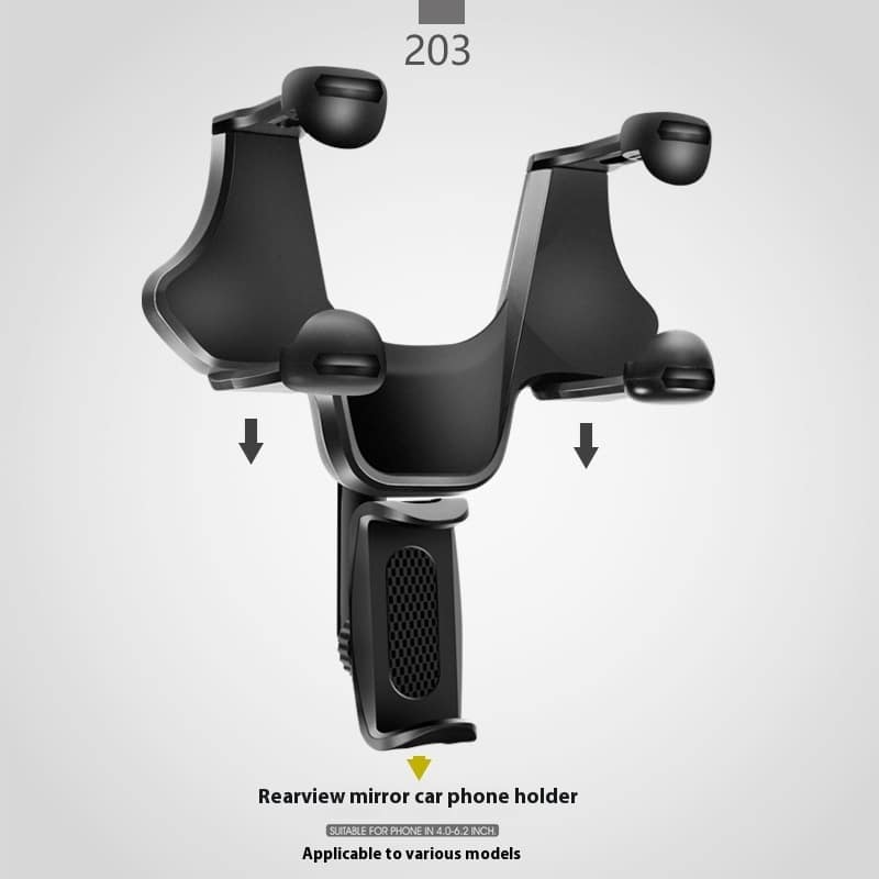 Car Rearview Mirror Mobile Phone Holder Car Rearview Mirror Universal - Image 7
