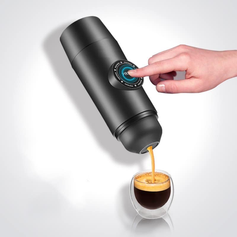 Mini Espresso Coffee Maker Portable Rechargeable Mech - Image 5