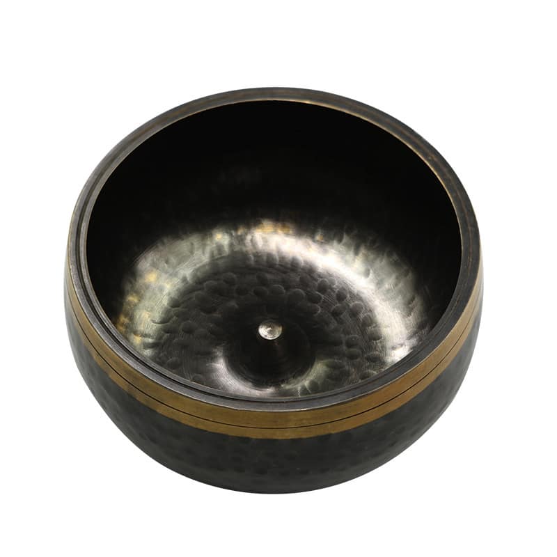 Yoga Meditation Black Gold Buddha Sound Bowl - Image 5